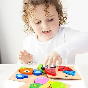 Toddler wooden puzzle for 1 2 3 years old