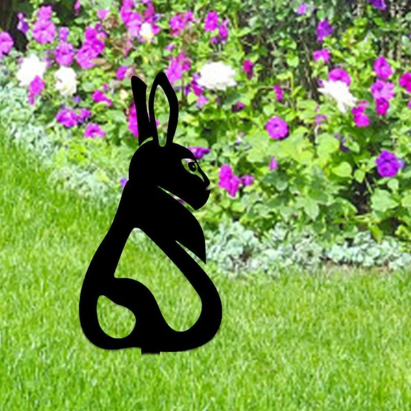 Dekoracje ogrodowe akrylowe zwierzęce posąg sylwetka dekoracyjne posągowe znaki na podwórku wielkanocne na wakacje na zewnątrz