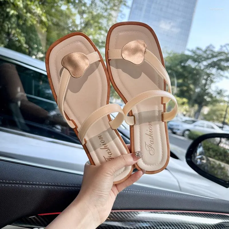 Slippers Summer Women Outdoor Soft Clip Toe Platform Comfy Flats Open Home Slides House Causal Fashion Cute Shoes Ladies