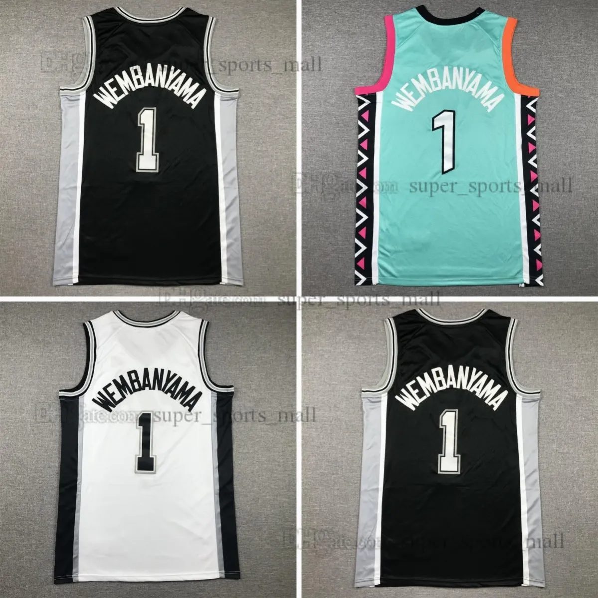 Save Big on Bulk Victor Wembanyama Basketball Jerseys 2023 24 First Draft  White Black Men Women Youth City Stitched Jersey Best Deals on DHgate