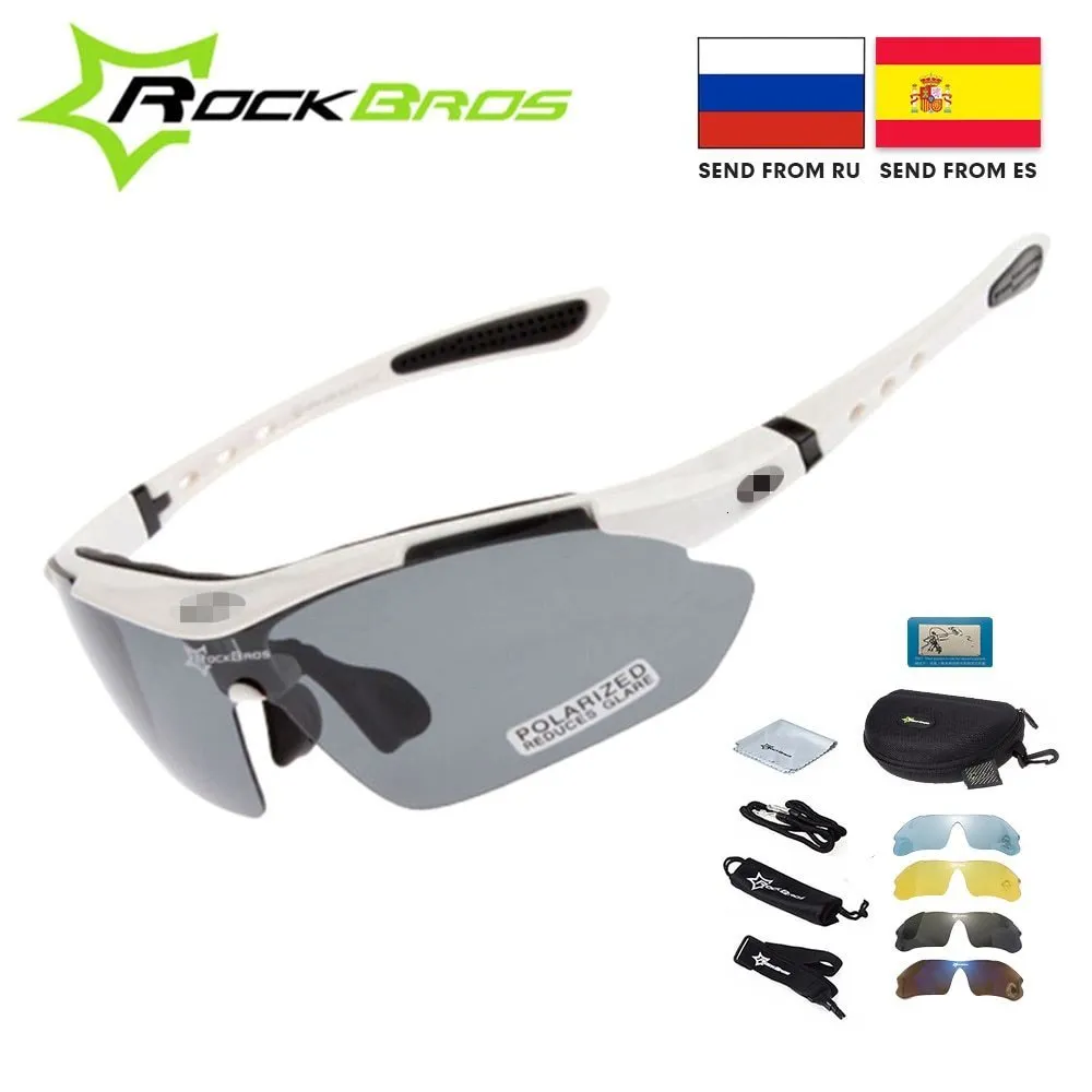 Outdoor Eyewear RockBros Polarized Cycling Glasses Sunglasses Sport Road Bike  MTB Mens TR90 Goggles 5 Lens 230609 From Ren06, $8.46