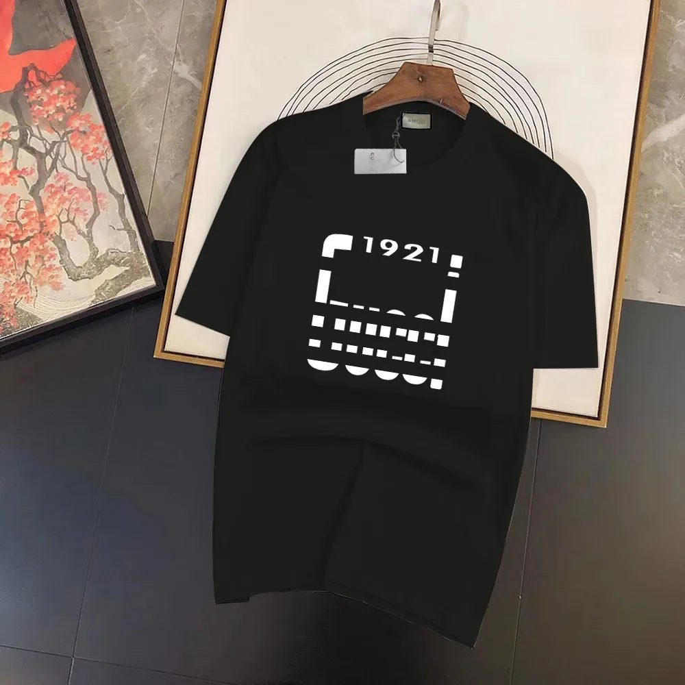 2023 Letnie męskie moda dla kobiet i rozrywka Temperament Joker Soft Cartoon Letter Drukowana koszulka Rozmiar XS-4XL#LJS35