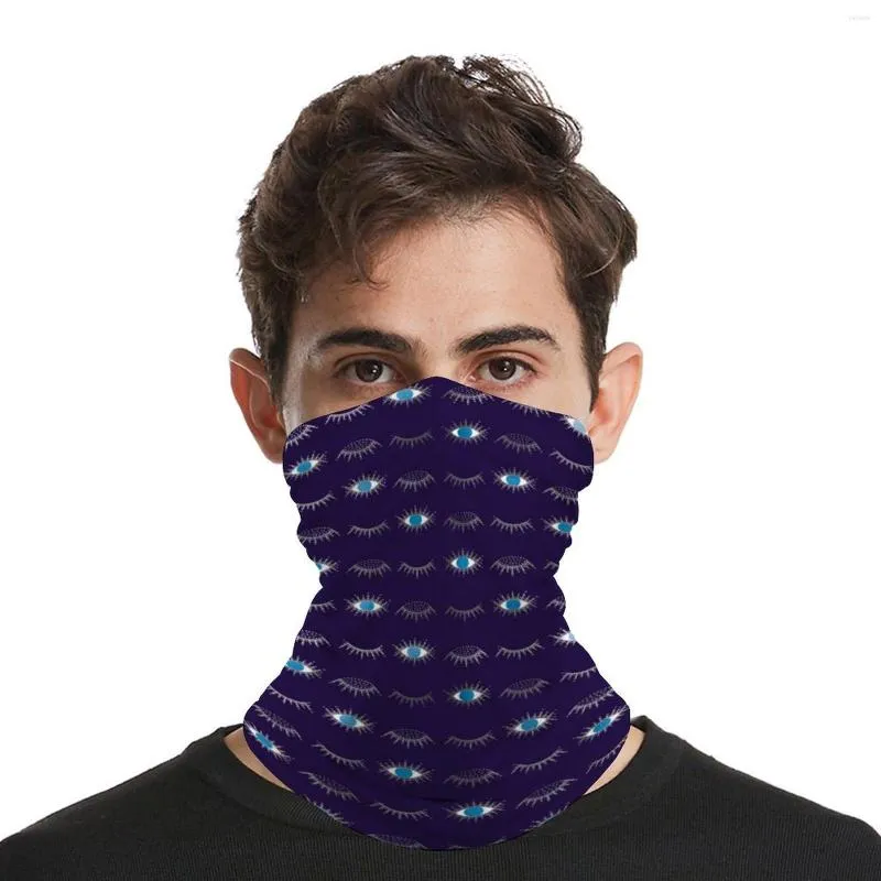 Bandanas Blue Eye Eye Bandana Nazar Mati Print Wspinaczka