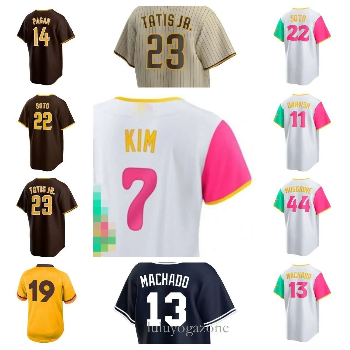 Xander Bogaerts 23 Fernando Tatis Jr. Padres Camisetas de béisbol Deportes Juan Soto Manny Hado Eric Hosmer City Connect Joe Musgrove Yu Darvish