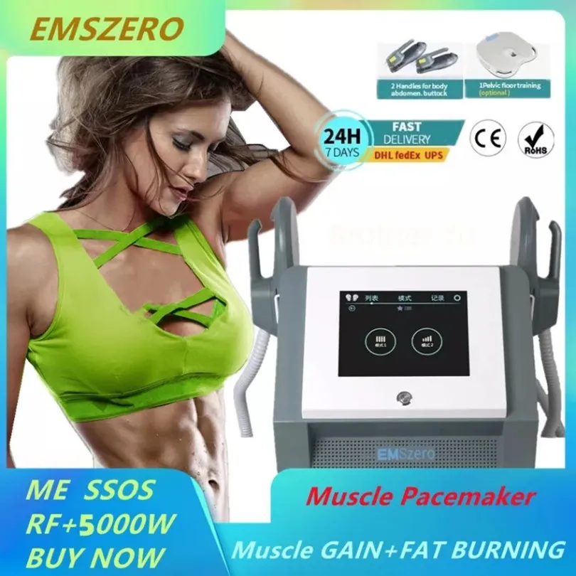 EMSzero Muscle Stimulation Machine Slim Down and Tone Up HI-EMT RF and 14 Tesla EMSzero Device