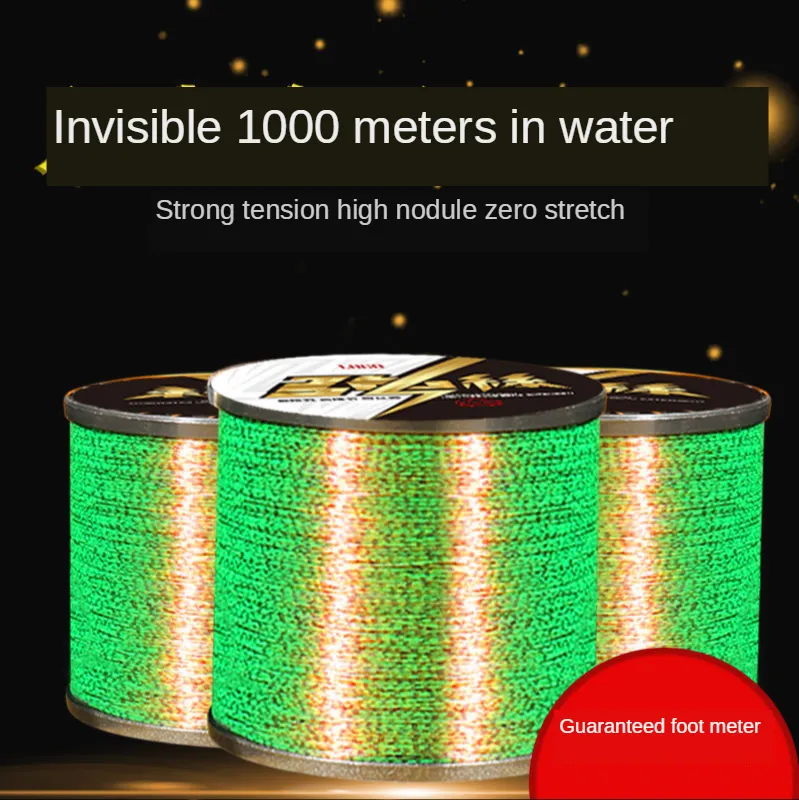 1000m Invisible Fishing Brake Drum Price Line With 3D Camouflage