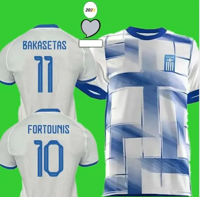 2023 Greece Soccer Jerseys Pelkas 23 24 Home National Team SIOPIS