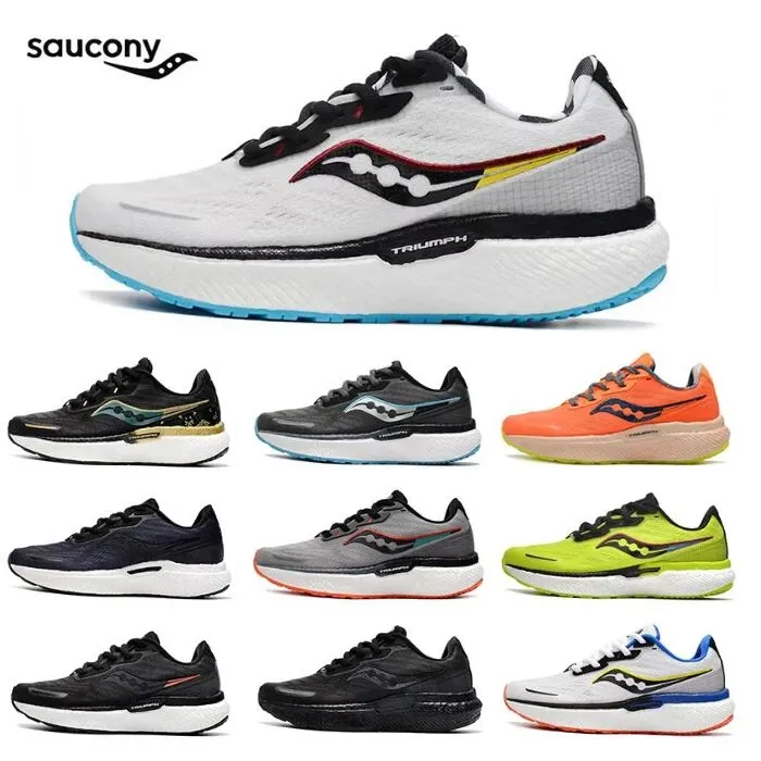 Saucony Triumph 19 Laufschuhe Herren Designer Sneakers Damen Casual Weiß Schwarz Tokyo Amulett Orange Volt Rosa Amulett Säure Blau Grün Herren Triumphs Sport Zapatos