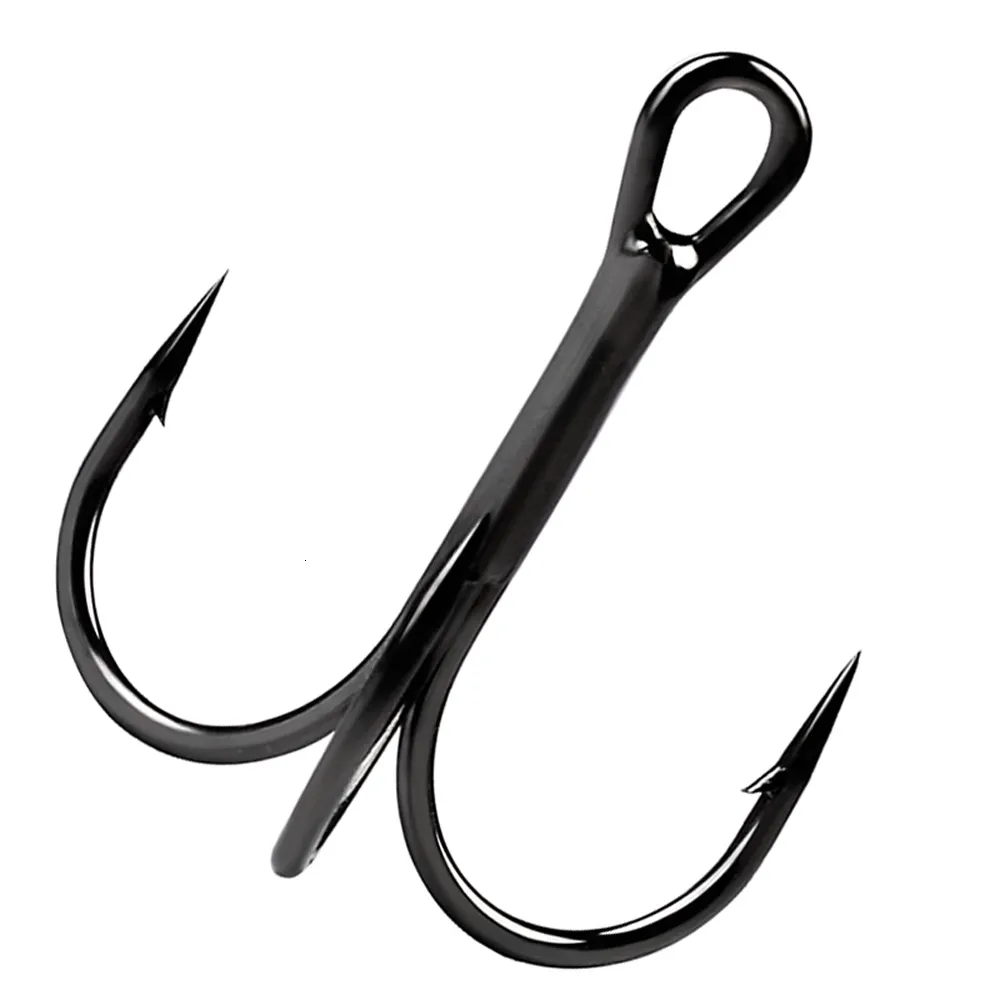 High Carbon Steel Treble Hooks For Saltwater Fishing Double