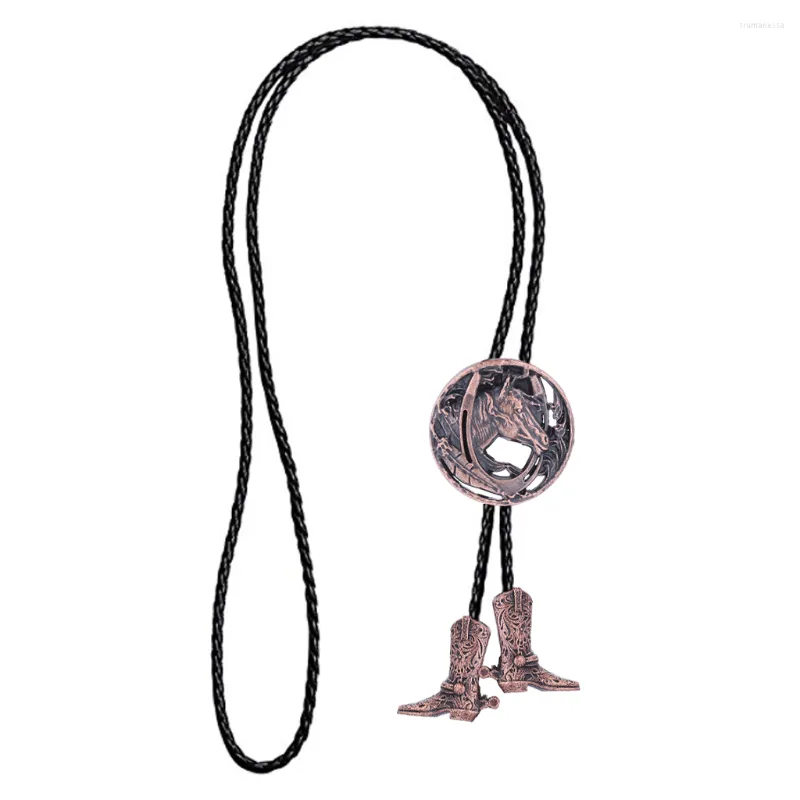 Bow Ties Western Big Horse Head Bolo Tie