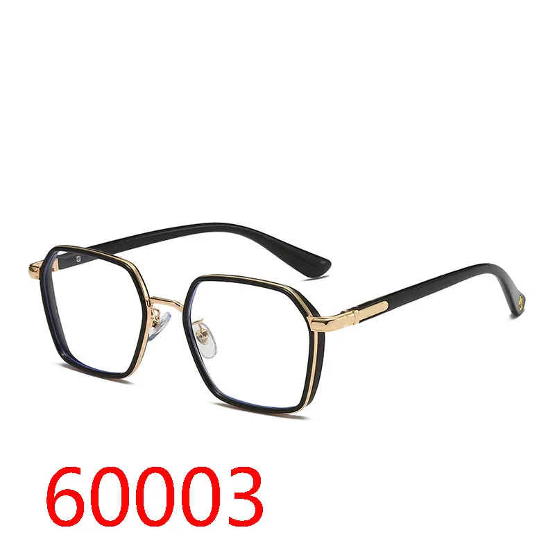 60003 nouveau cadre de lunettes Anti lumière bleue myopie lunettes cadre sans cadre hommes affaires mode Punk croix fleur Style