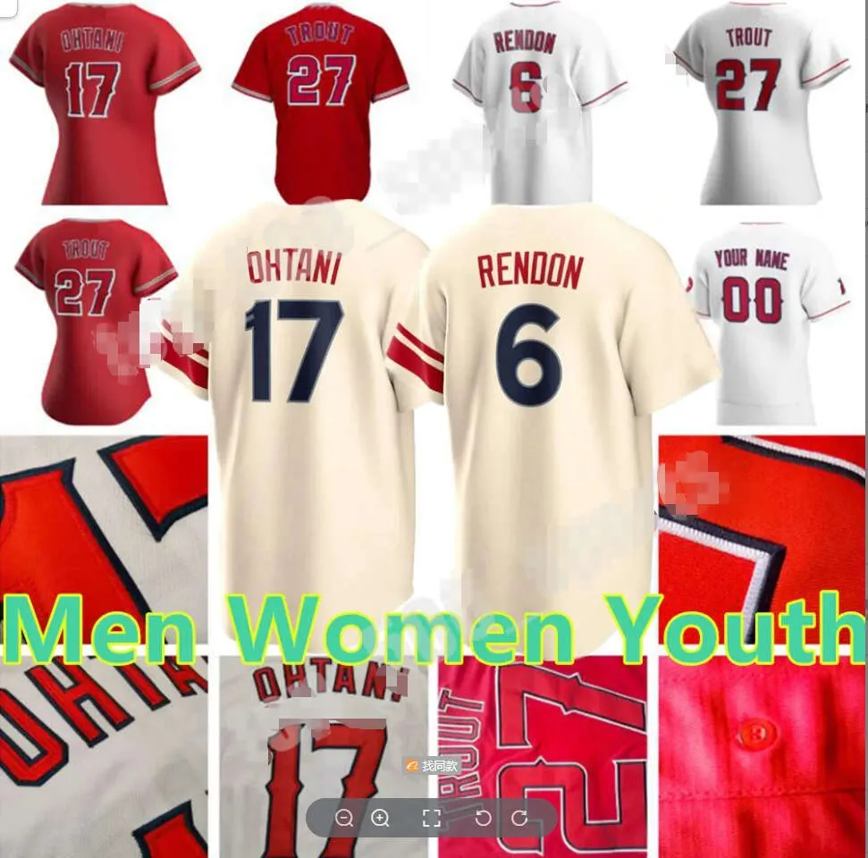2023 Custom Shohei Ohtani Jersey Mike Trout City Connect Detmers Anthony Rendon Noah Syndergaard Andrelton Simmons Dylan Bundy Men