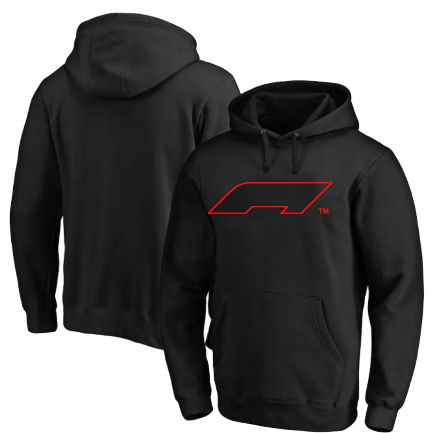 Formula 1 Logo Hoodie 2023 F1 Men's Fashion Black Hoodie Oversized Hooded Sweatshirt Spring Autumn Racing Casual Printed Hoodie Unisex