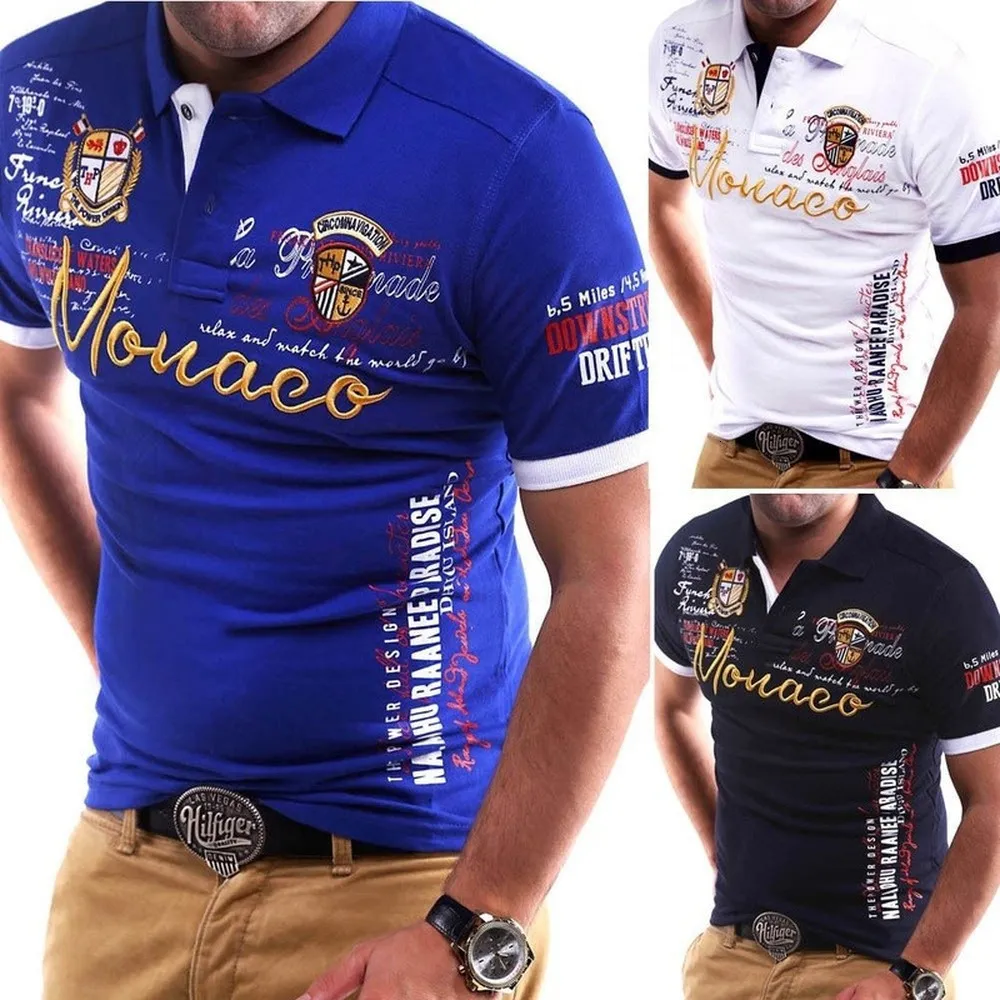 Mens Polos mode andas Summer T Shirts Tops Clothing Casual Slim Short Sleeve Polo 230609