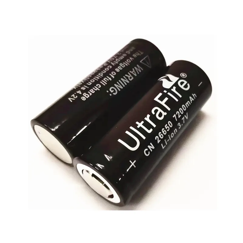 Batteria Ricaricabile 5000mAh 3.7V 26650 Per Torce E Dispositivi Portatili