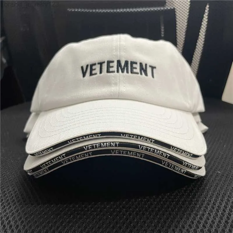 Stylish White Baseball Cap Fashion Embroidery Hats for Men Women, Trend  VTM Caps, Best Seller Adjustable Fit