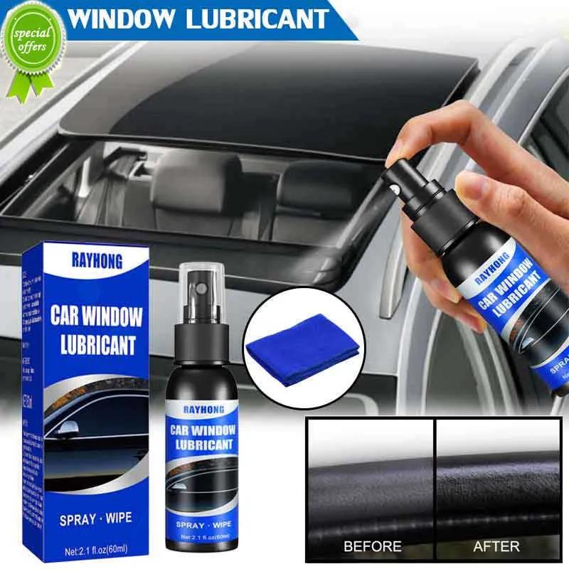 New Rubber Door Rubber Strip Car Softening Maintenance 60ml Window Lubricant Eliminates Noise Sunroof Is Convenient for Anti-rust