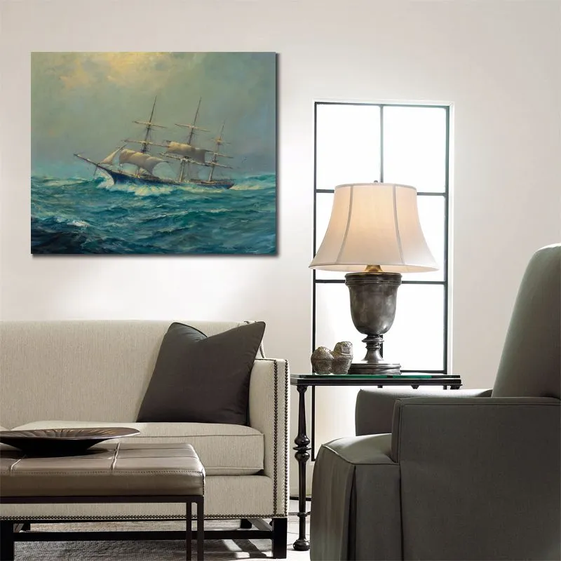 Seascape Canvas Art Wild Ranger Frank Vining Smith ręcznie robione morskie obrazy na ścianę hotelową