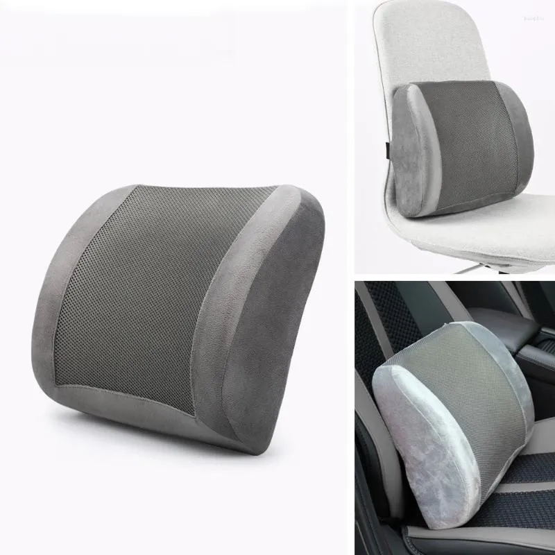 Car Seat Covers Auto Office Cushion Four Seasons General Small Waist Memory Cotton Design Summer Breathable