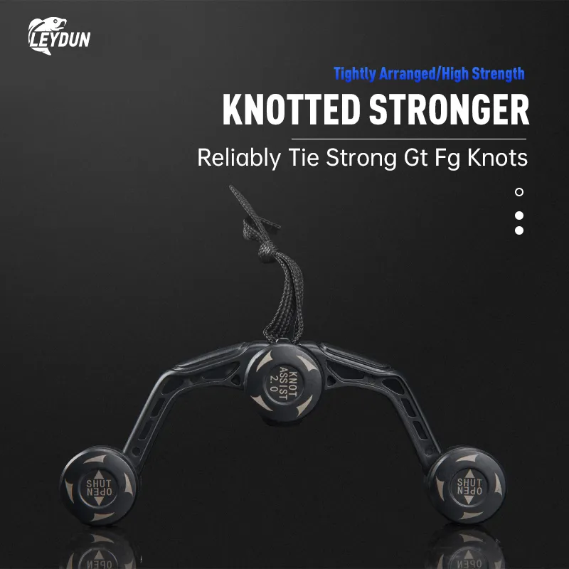 Fishing Hooks LEYDUN Tools GT FG PR Knotter Assist Line Leader Connection Knotting  Machine Bobbin Winder Lines Wire Japan Knot Tool From Ren05, $8.53
