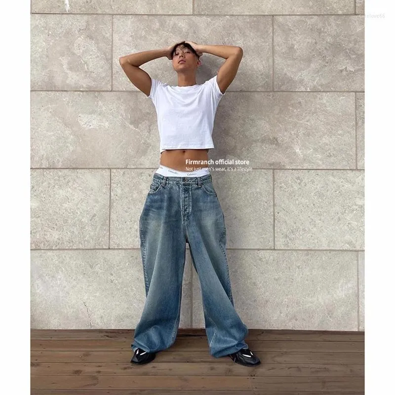 Baggy Jeans With Short Top TopLLC Womens Baggy Jeans Denim Short