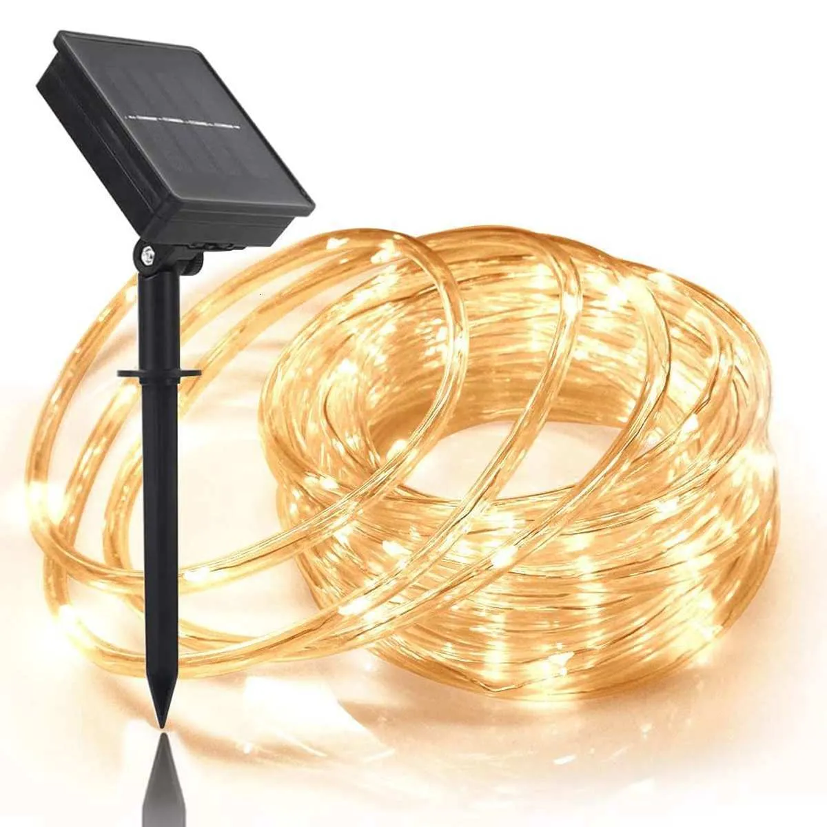 Solar Powered Rope Garden Decorations Solar Powered Rope Strip Lights... From Pang10, $7. ...
