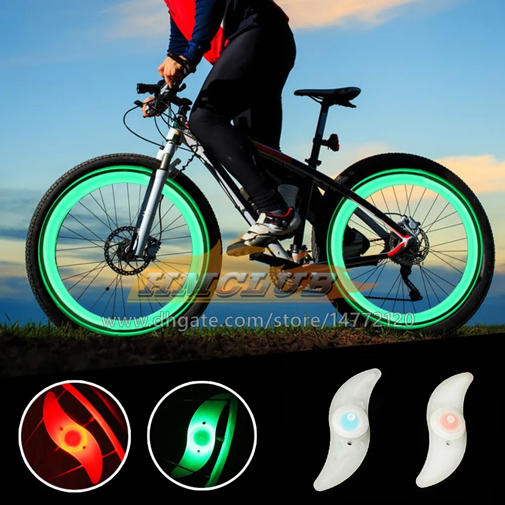 Lumieres de roue de velo a LED etanches Colores 2 pieces accessoires de  decoration de velo