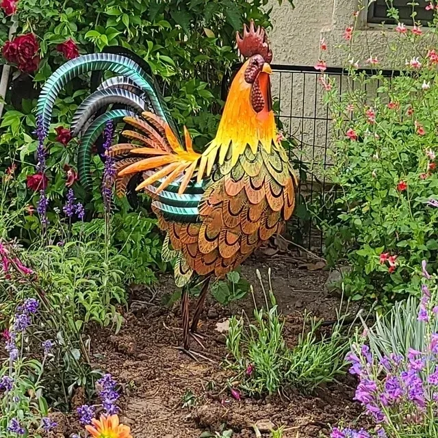 Figure Divertenti Del Giardino in Erba E Fiori Decorazione Del Cortile Statue Delle Formiche in