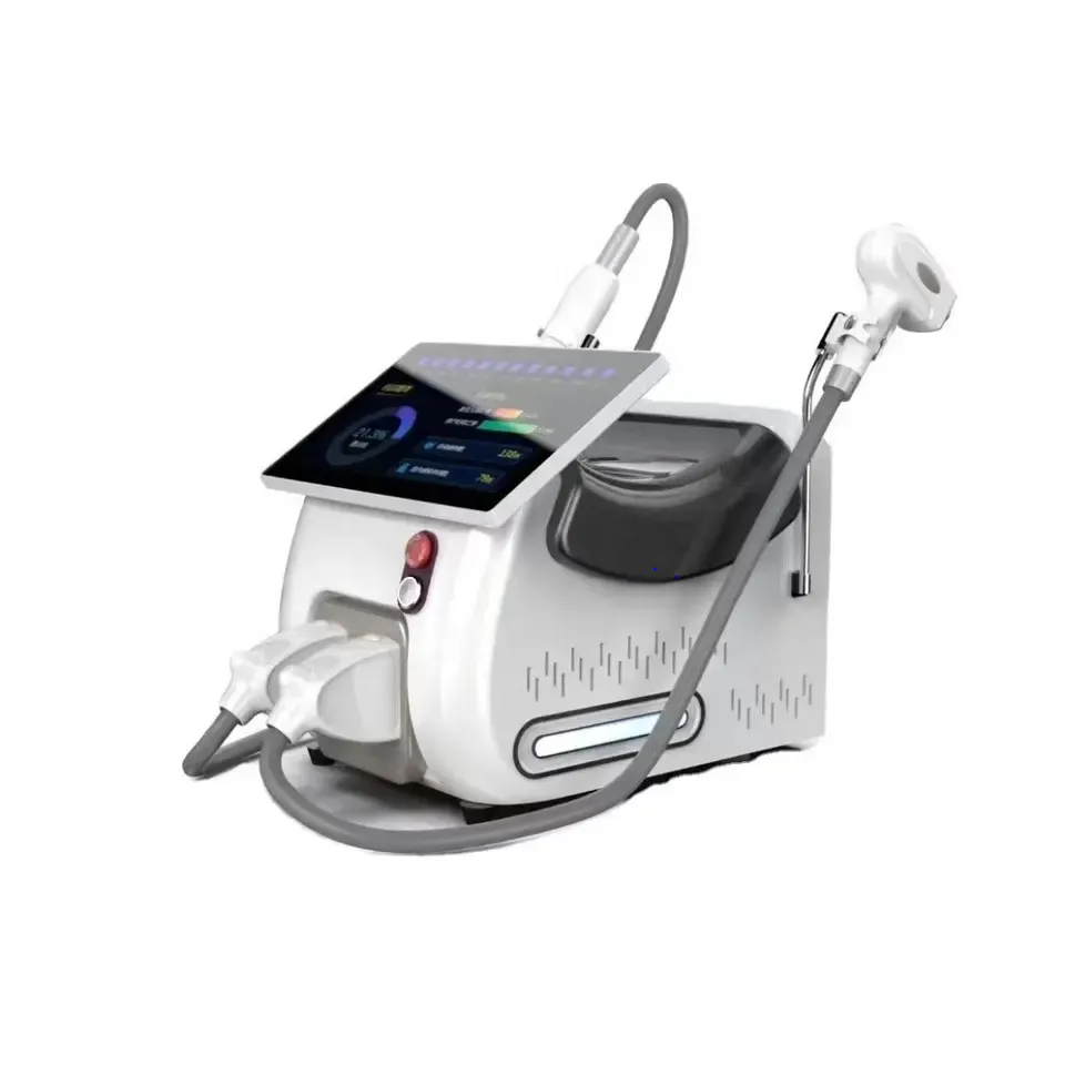 Ny ankomst Diode Laser Hårborttagning Picosekund Laser 2 i 1 Maskin 755nm 808NM 1064NM PICO Q SWITCH ND YAG TATTOO TAKA HUD REYVENATION BEAUTY SALON UTRUSTNING