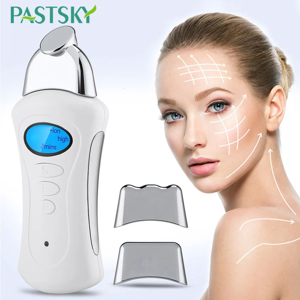 Dispositifs de soins du visage Galvanic Spa Nu Electroporator Handheld Skin Tightening Lift Microcurrent Current Device Machine 230609