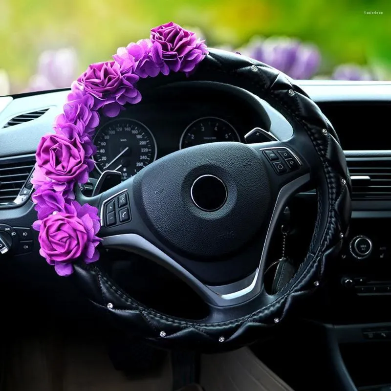 Flower steering 2024 wheel cover