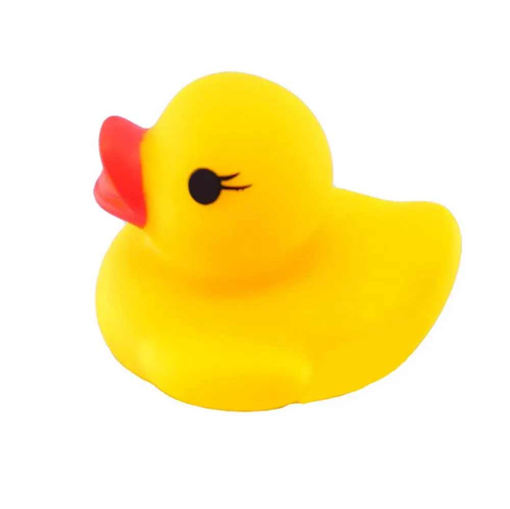 2019 Wysokiej jakości łaźnia w kąpieli dla niemowląt dźwięki kaczki z kaczką mini żółte gumowe kaczki dla dzieci kąpiel mała kaczka zabawka pływając