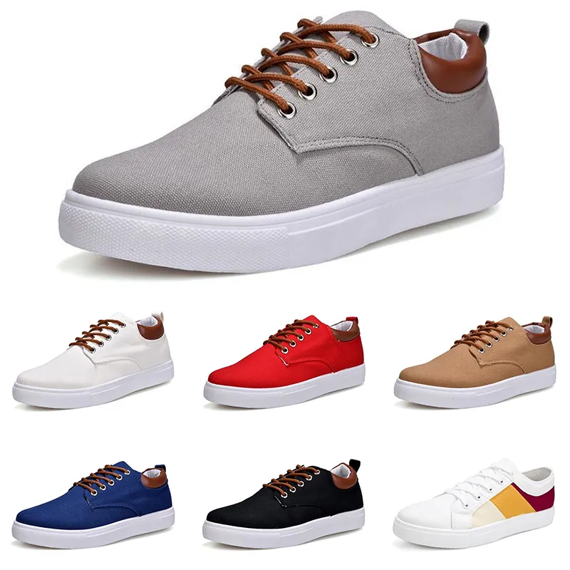 Casual Shoes Men Women Grey Fog White Black Red Grey Khaki mens trainers outdoor sports sneakers color41