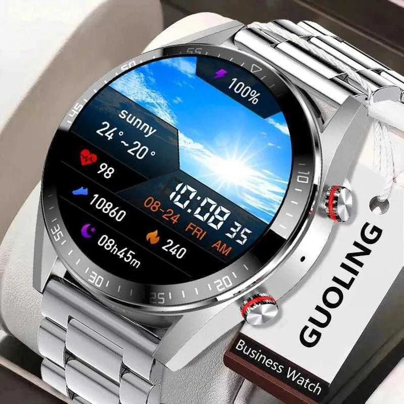 Nieuw 1.39 High Definition Bluetooth Call Astro Smart Watch Lokale muziek Hartslag Bloeddruk Altijd op het scherm