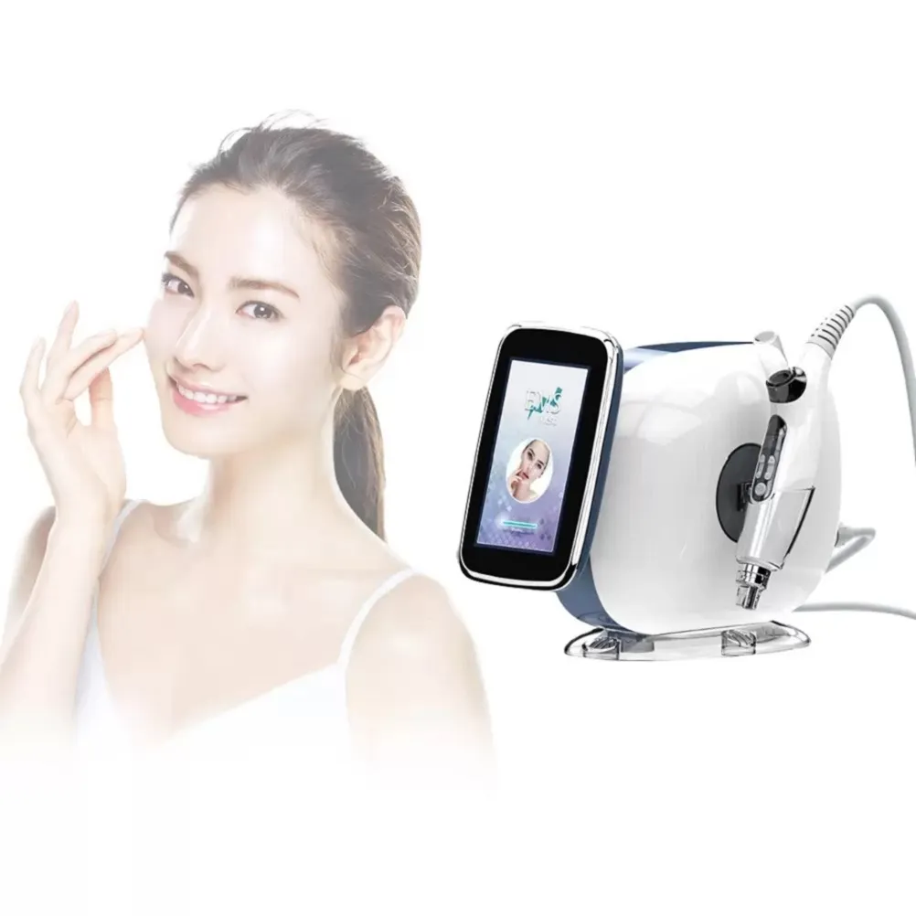 Portable Nano Mesogun Vacuum Needle-free RF&EMS Mesotherapy Fractional Rf Machine Skin Rejuvenation Anti-wrinkle Instrument f