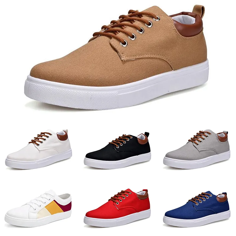 Casual Shoes Men Women Grey Fog White Black Red Grey Khaki mens trainers outdoor sports sneakers color63