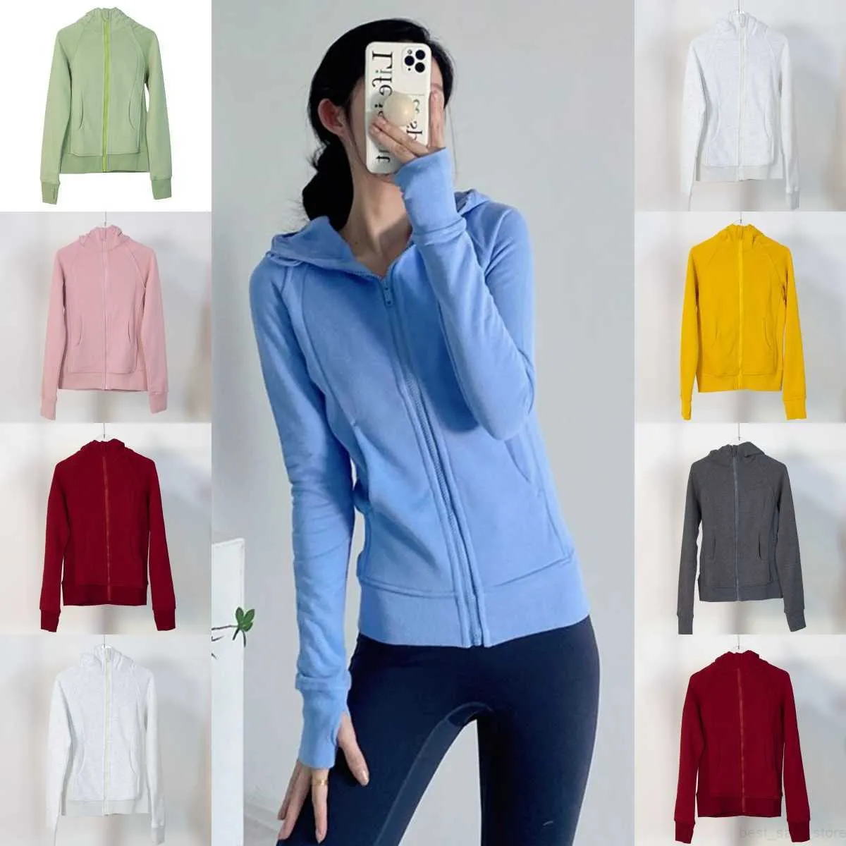 Define Woman Yoga Hooded Jackets Solid Zip Up Fitness Jacket Hoodie Outdoor Long Sleeve Thin Training Coat Hoody High Elasticity Athletic Clothes From 18 52 DHgate