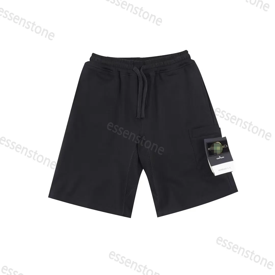 Designer Mens Stone Islamd Badge Badge Metal Fashion Hight Street Sports Shorts Drying Drying Pocket Swwear Man Pantal Pantalon 244