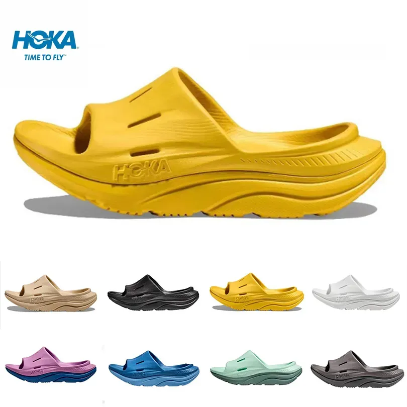 HOKE ONE ORDA RECOVERY SLIDE 3 Designer Hokas Sandals Unisex Summer