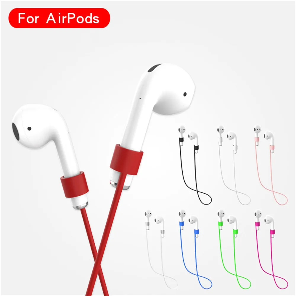 55cm Lanyard Strap for AirPods 1 2 3 Pro Pro2 Earphone Anti-Lost Earbuds Accessories No Magnet Neck Strap Ropes for Sports Running