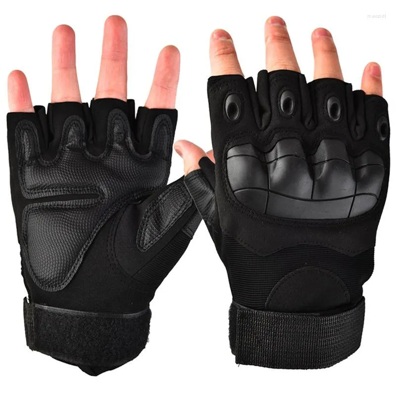 Fietshandschoenen Heren Tactical Outdoor Halve vinger Beschermende Sport Training Antislip Bergbeklimmen Volledige vinger