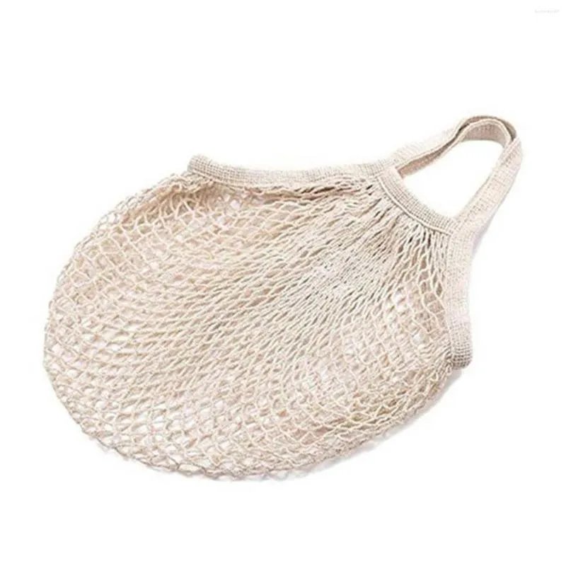 Sacs à provisions réutilisables coton maille filet chaîne sac Portable pliable fruits et légumes sac à main pour femmes épicerie fourre-tout