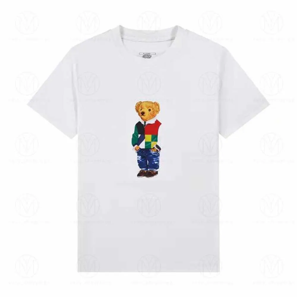 T-shirts Designers Mode T-shirts Ralphs Polos Hommes Femmes T-shirts T-shirts Tops Homme S Casual Poitrine Lettre Chemise Luxurys Vêtements Manches Laurens Vêtements WQRZ RWQ4