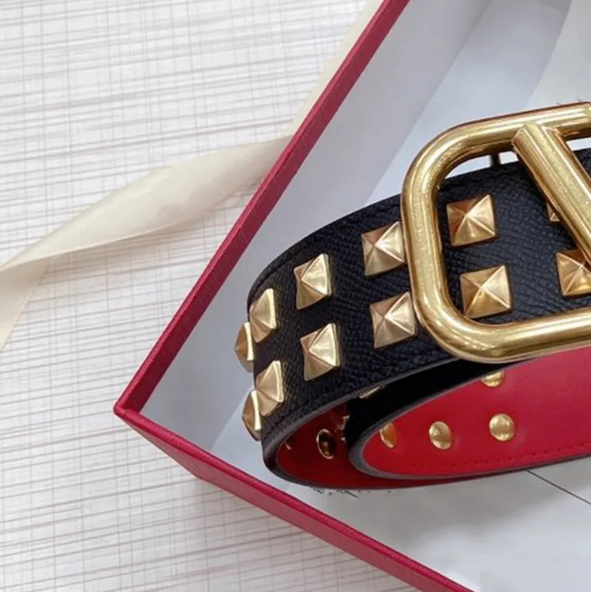 Luxury Leather Belt - 40mm Wide, Genuine Calfskin, Gold