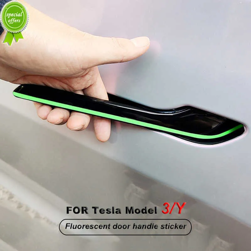 Fluorescent doors and handles Anti-Scratch Patch for Tesla Model 3 ...
