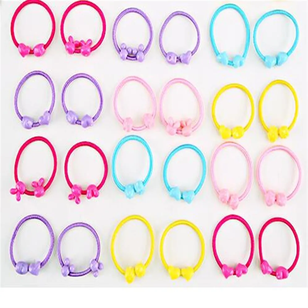 Childrens hair rope cute color circle girl simple hair beautiful girls accessories great quality 207o