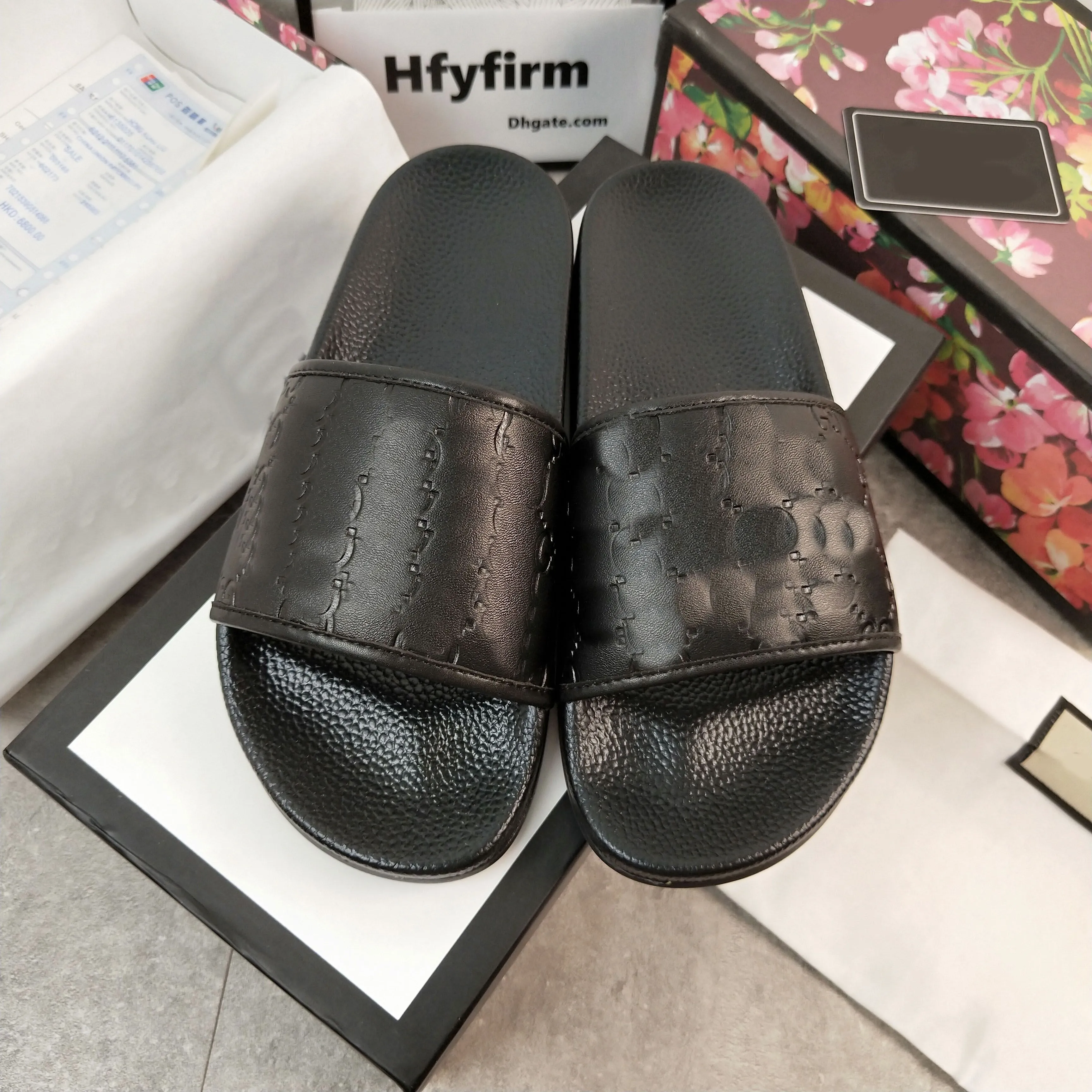 Designer cheap slides dhgate