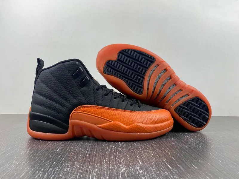 Édition Limitée 12 Brillant Orange Basketball Designer Chaussures Noir Orange Blanc WMNS Mode Sport Zapatos Sneakers Chaussures Bonne Qualité Venez