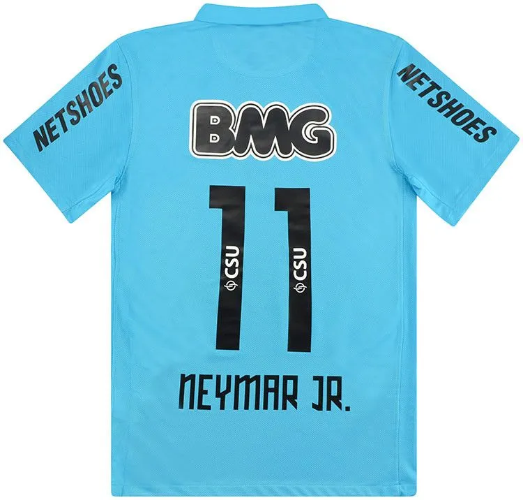 Santos Retro Soccer Jersey 2024 Neymar Jr, Ganso, Elano Polyester