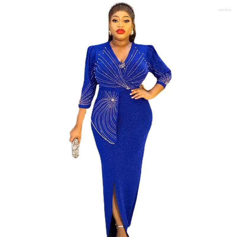 african bodycon dress Black Women Long Sleeve Bodycon Dress Afro Latina Queen by African Pride main image 1